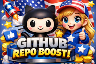 promote your github repository and promote to increase followers stars and usa
