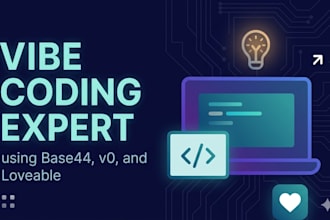 be your vibe coder for any concept, mvp, web app, or saas