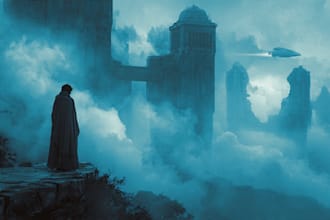 design a sci fi fantasy book cover design that sells