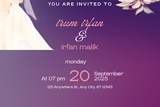 luxurious invitation card design
