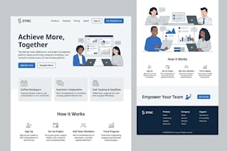 design landing page UI UX that converts