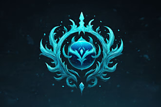 design a custom fantasy logo