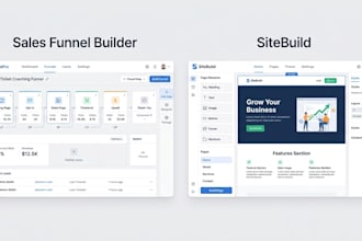 design UI UX for sales funnels and websites