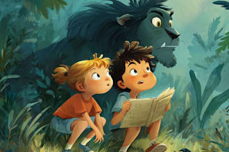 illustrate children book illustration ,children book