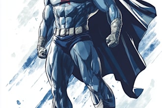 do a charcter of comic or design your comic character