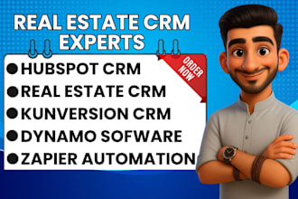 setup real estate crm kunversion dynamo software hubspot CRM zapier automation