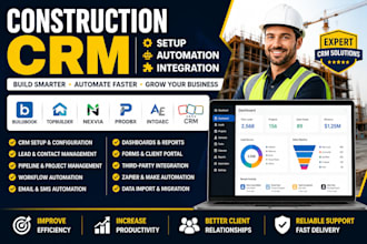 do construction crm bidbook, topbuilder, nexvia, prodbx, intoaec zoho automation