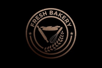 create a stunning restaurant bakery and food logo design