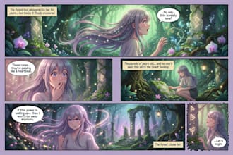 draw professional comic pages and webtoon panels