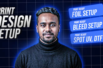 prepare print ready files with foil, spot uv, dtf, and bleed