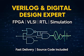 design and simulate digital circuits using verilog