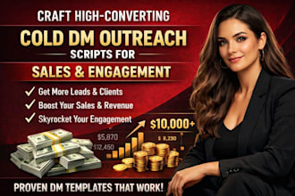 craft high converting cold dm outreach scripts for sales