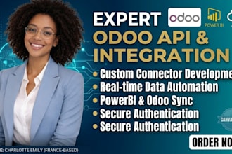 develop odoo api connector odoo integration custom api automation powerbi odoo