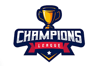 make a creative trophy logo with new concept