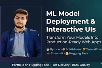 deploy your machine learning model as a live web app