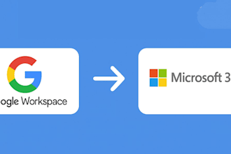 migrate your data and emails from google to microsoft