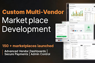 do professional and secure custom multi vendor marketplace
