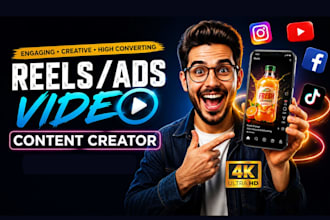 create eye catching social media reels and ads video editing