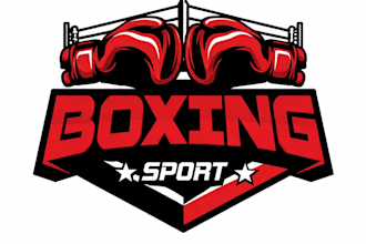 design boxing logo with satisfaction guaranteed