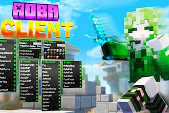 code you custom minecraft hacked client for you