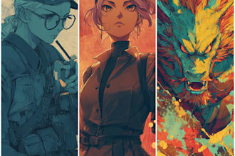 create awesome anime art