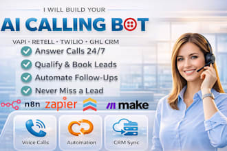 build ai cold calling agent, voice bot, vapi, retell, call center CRM automation