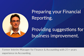 prepare your financial reports