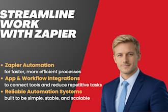 be your zapier expert and automate your business processes