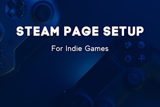 set up and optimize your steam page for your indie game