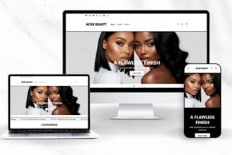 skincare website beauty website skincare shopify website spa cosmetics store