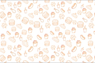 create seamless pattern design for fabric or wallpaper