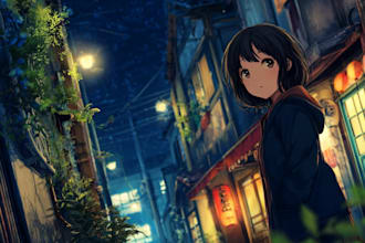 do anime background art