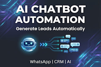 build ai chatbot and CRM automation for lead generation