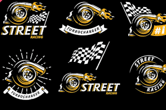 do luxurious automotive, repair, motor car logo