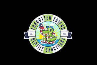 design remarkable forgotten reptiles sanctuary logo for you