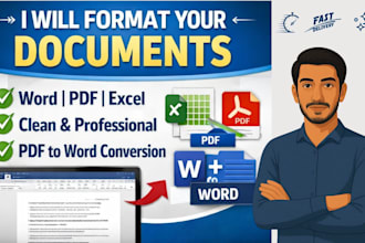 professionally format your word document, report, or PDF