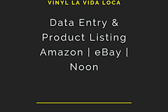 do dazon data entry amazon ebay and noon proudct listing