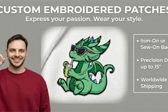 produce custom embroidered patches