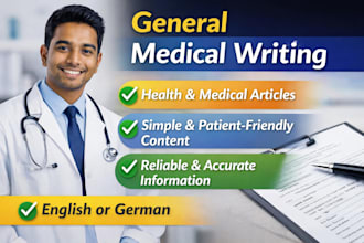 write SEO blog articles in german or english