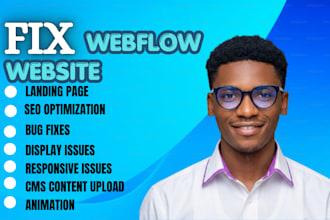 fix webflow website issues fast
