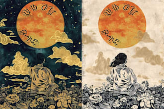 draw artwork with vintage illustration style