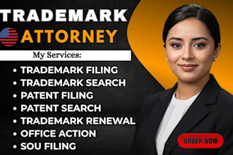 file and search your trademark and patent application, sou, office action