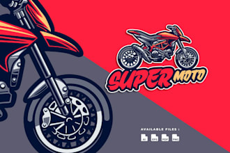 design creative amazing bike logo in high definition