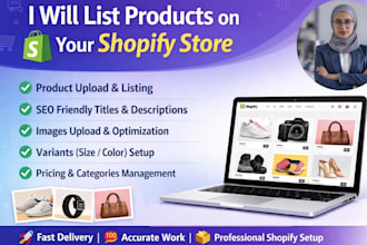 list products on your shopify store