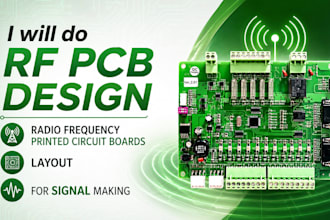 do rf pcb design, radio frequency printed circuit boards, layout, for signal