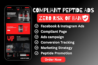 solve peptide ads issues, run peptide ads ig facebook, social media ads campaign
