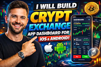 build a full featured crypto exchange app for ios and android