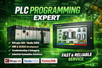 program allen bradley plc in rslogix 5 or 500 or 5000 or studio 5000