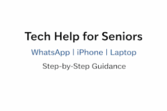 guide you on whatsapp, iphone and laptop step by step