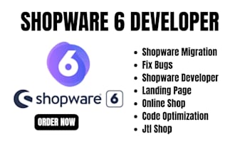 build shopware 6 website shopify ecommerce store design shopware developer